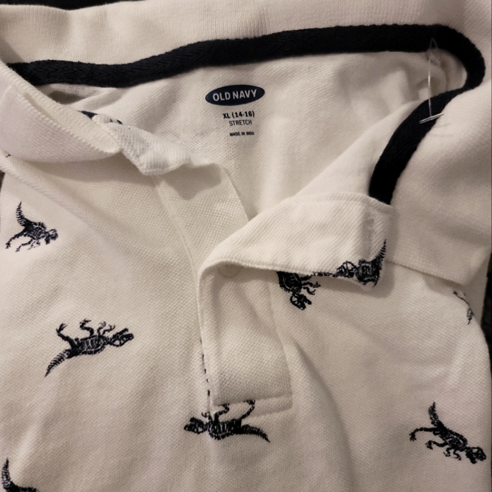 Boys Dinosaur Polo